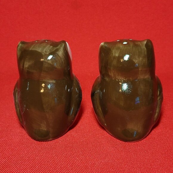Vintage Owl Salt and Pepper Shakers Set of 2 NIB - Picture 5 of 15